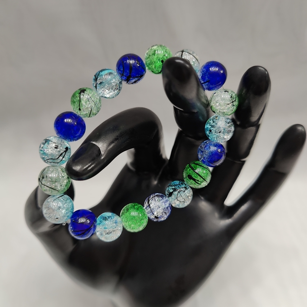 Beaded Stretch Bracelet - 7.25" Stretch